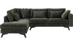 Goossens hoekbank chambre groen stof - 8235688-goossens-chambre-bank-stof-groen-01