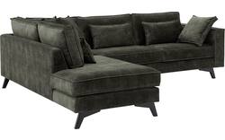 Goossens hoekbank chambre groen stof - 8235688-goossens-chambre-bank-stof-groen-01