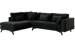 Goossens hoekbank chambre zwart stof - 8235689-goossens-chambre-bank-stof-zwart-01