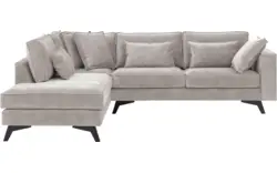 Goossens hoekbank chambre grijs stof - 8235691-goossens-chambre-bank-stof-grijs-01