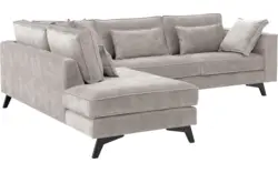 Goossens hoekbank chambre grijs stof - 8235691-goossens-chambre-bank-stof-grijs-01