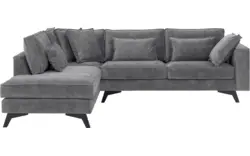 Goossens hoekbank chambre grijs stof - 8235692-goossens-chambre-bank-stof-grijs-01