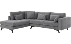 Goossens hoekbank chambre grijs stof - 8235692-goossens-chambre-bank-stof-grijs-01
