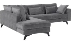 Goossens hoekbank chambre grijs stof - 8235692-goossens-chambre-bank-stof-grijs-01