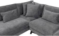 Goossens hoekbank chambre grijs stof - 8235692-goossens-chambre-bank-stof-grijs-01