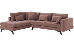 Goossens hoekbank chambre roze stof - 8235693-goossens-chambre-bank-stof-roze-02