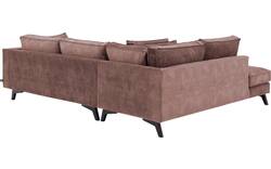 Goossens hoekbank chambre roze stof - 8235693-goossens-chambre-bank-stof-roze-01