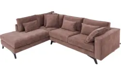 Goossens hoekbank chambre roze stof - 8235693-goossens-chambre-bank-stof-roze-01