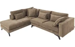 Goossens hoekbank chambre bruin stof - 8235694-goossens-chambre-bank-stof-bruin-01