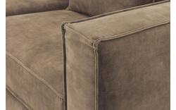 Goossens hoekbank chambre bruin stof - 8235694-goossens-chambre-bank-stof-bruin-01