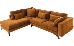 Goossens hoekbank chambre bruin stof - 8235695-goossens-chambre-bank-stof-bruin-01