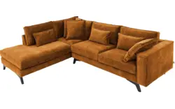 Goossens hoekbank chambre bruin stof - 8235695-goossens-chambre-bank-stof-bruin-01
