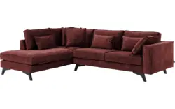 Goossens hoekbank chambre rood stof - 8235697-goossens-chambre-bank-stof-rood-01