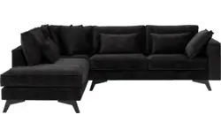 Goossens hoekbank chambre grijs stof - 8235700-goossens-chambre-bank-stof-grijs-01