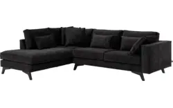Goossens hoekbank chambre grijs stof - 8235700-goossens-chambre-bank-stof-grijs-01