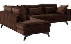 Goossens hoekbank chambre bruin stof - 8235701-goossens-chambre-bank-stof-bruin-01