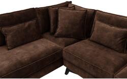 Goossens hoekbank chambre bruin stof - 8235701-goossens-chambre-bank-stof-bruin-01
