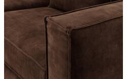Goossens hoekbank chambre bruin stof - 8235701-goossens-chambre-bank-stof-bruin-01