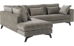 Goossens hoekbank chambre grijs stof - 8235702-goossens-chambre-bank-stof-grijs-01