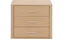 Goossens inzetladenblok wood nature wit eiken - 8235759-goossens-wood-nature-kast-accessoires-eiken-01