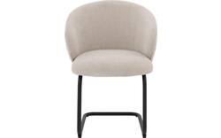 Goossens eetkamerstoel noomi beige stof - 8235773-goossens-noomi-stoel-onderdelen-metaal-01