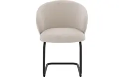 Goossens eetkamerstoel noomi beige stof - 8235773-goossens-noomi-stoel-onderdelen-metaal-01