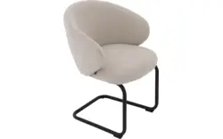 Goossens eetkamerstoel noomi beige stof - 8235773-goossens-noomi-stoel-onderdelen-metaal-01