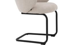 Goossens eetkamerstoel noomi beige stof - 8235773-goossens-noomi-stoel-onderdelen-metaal-01
