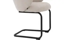 Goossens eetkamerstoel noomi beige stof - 8235773-goossens-noomi-stoel-onderdelen-metaal-01