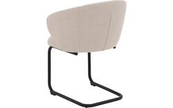 Goossens eetkamerstoel noomi beige stof - 8235778-goossens-noomi-stoel-onderdelen-metaal-01