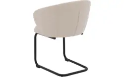 Goossens eetkamerstoel noomi beige stof - 8235778-goossens-noomi-stoel-onderdelen-metaal-01