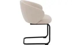 Goossens eetkamerstoel noomi beige stof - 8235778-goossens-noomi-stoel-onderdelen-metaal-01