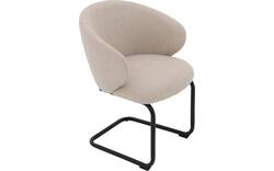 Goossens eetkamerstoel noomi beige stof - 8235778-goossens-noomi-stoel-onderdelen-metaal-01