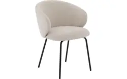 Goossens eetkamerstoel noomi beige stof - 8235779-goossens-noomi-stoel-onderdelen-metaal-01