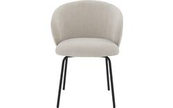 Goossens eetkamerstoel noomi beige stof - 8235779-goossens-noomi-stoel-onderdelen-metaal-01