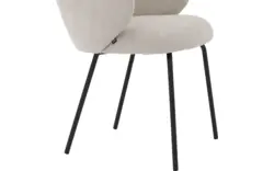 Goossens eetkamerstoel noomi beige stof - 8235779-goossens-noomi-stoel-onderdelen-metaal-01