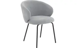 Goossens eetkamerstoel noomi blauw stof - 8235780-goossens-noomi-stoel-onderdelen-metaal-01
