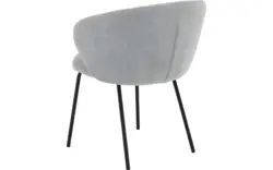 Goossens eetkamerstoel noomi blauw stof - 8235780-goossens-noomi-stoel-onderdelen-metaal-01