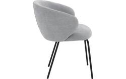 Goossens eetkamerstoel noomi blauw stof - 8235780-goossens-noomi-stoel-onderdelen-metaal-01