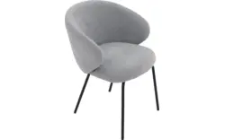 Goossens eetkamerstoel noomi blauw stof - 8235780-goossens-noomi-stoel-onderdelen-metaal-01