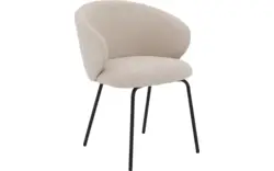 Goossens eetkamerstoel noomi beige stof - 8235784-goossens-noomi-stoel-onderdelen-metaal-01