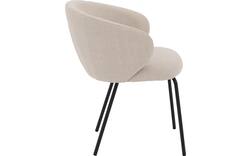 Goossens eetkamerstoel noomi beige stof - 8235784-goossens-noomi-stoel-onderdelen-metaal-01