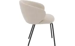 Goossens eetkamerstoel noomi beige stof - 8235784-goossens-noomi-stoel-onderdelen-metaal-01