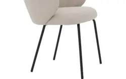 Goossens eetkamerstoel noomi beige stof - 8235784-goossens-noomi-stoel-onderdelen-metaal-01