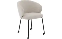 Goossens eetkamerstoel noomi beige stof - 8235785-goossens-noomi-stoel-onderdelen-metaal-02