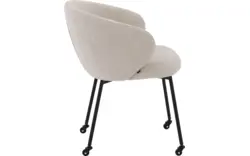 Goossens eetkamerstoel noomi beige stof - 8235785-goossens-noomi-stoel-onderdelen-metaal-02