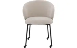 Goossens eetkamerstoel noomi beige stof - 8235785-goossens-noomi-stoel-onderdelen-metaal-02