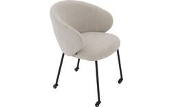 Goossens eetkamerstoel noomi beige stof - 8235785-goossens-noomi-stoel-onderdelen-metaal-02