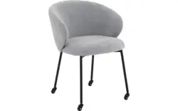 Goossens eetkamerstoel noomi blauw stof - 8235786-goossens-noomi-stoel-onderdelen-metaal-01