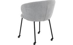 Goossens eetkamerstoel noomi blauw stof - 8235786-goossens-noomi-stoel-onderdelen-metaal-01